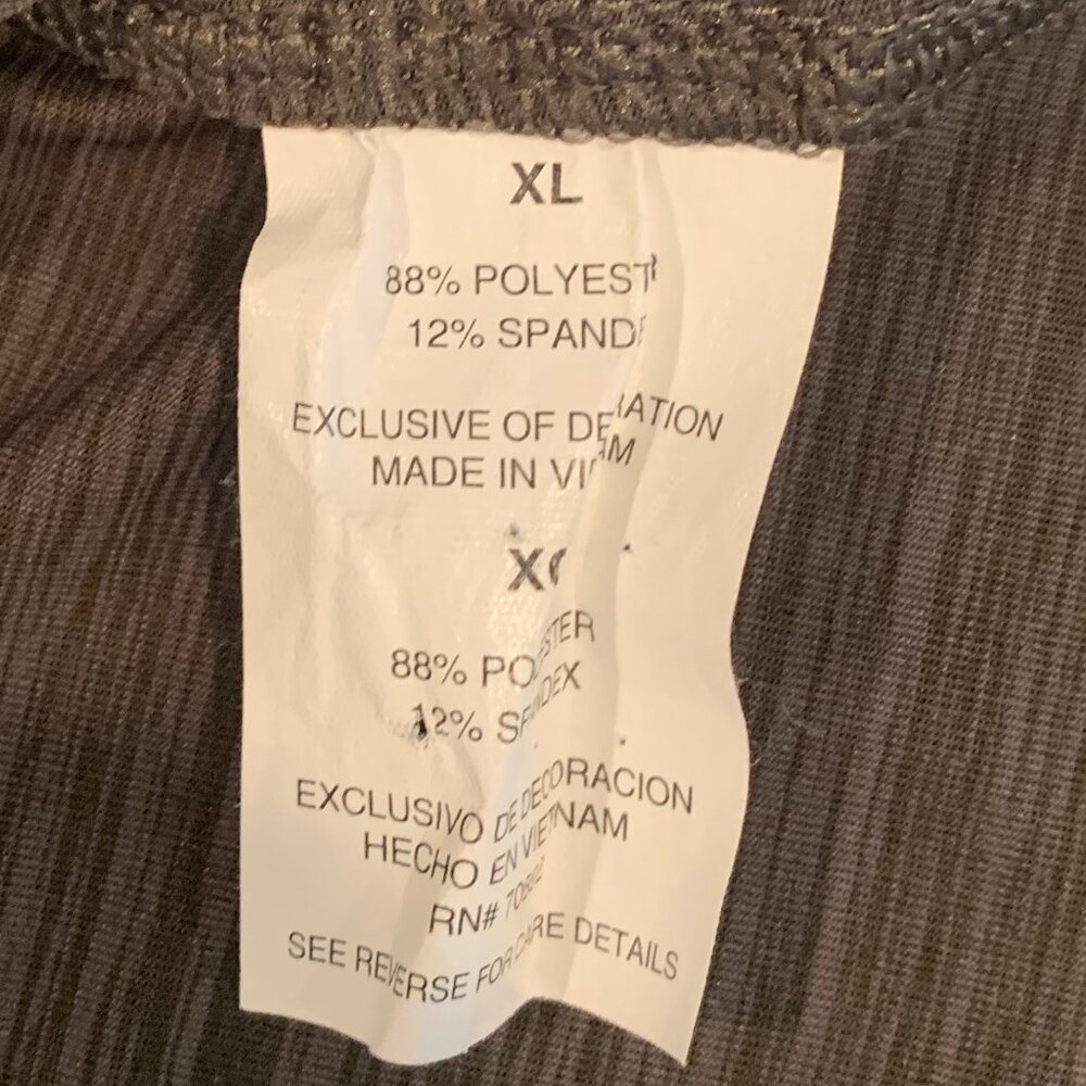 EUC LAYER 8 Qwick Dry Women's 1/4 Zip Pullover XL Light Olive (Almost Gray) - Picture 9 of 15